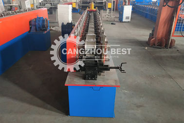Hoge snelheid non-stop 25 m/min gipsplaten nagel- en spoorrolvormmachine