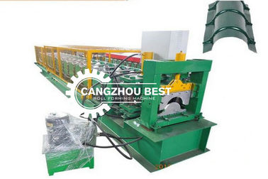 Kleurstaalplaat PLC-besturing daktegelrol toprug kap rolvormende machine