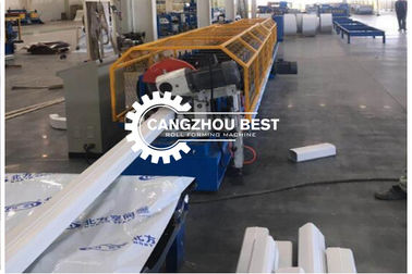 Aluminium vierkant buis 10m/min Roudn vorm naar beneden Spout Roll Forming Machine