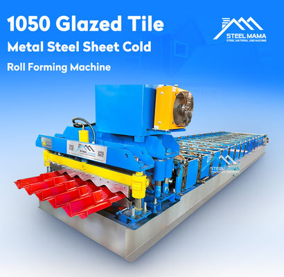 3.5T ketentransmissie 1000 mm daktegel rollen vormmachine